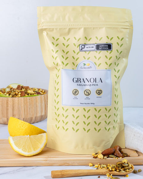 Granola Salgada com Quinoa
