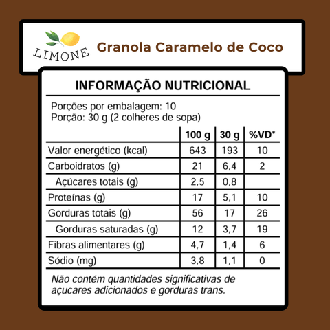 Granola Caramelo de Coco