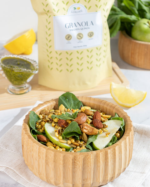 Granola Salgada com Quinoa